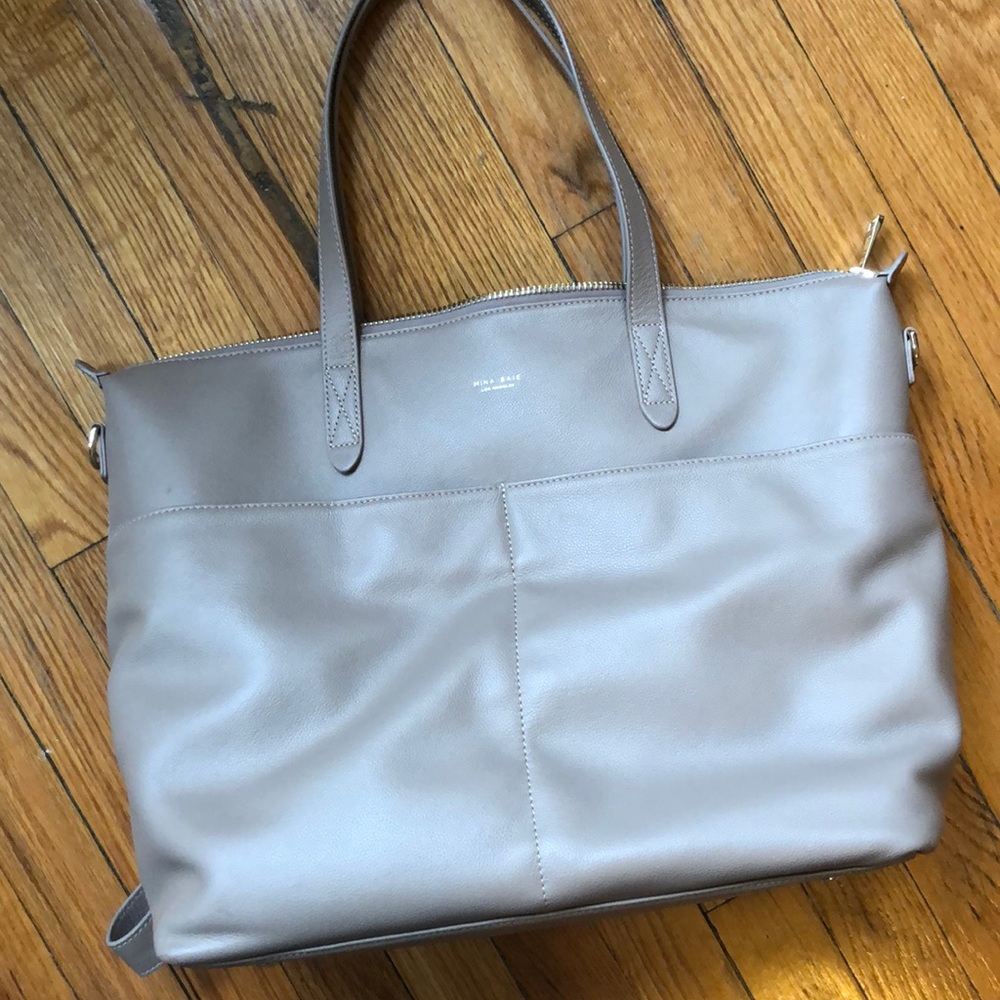 Mina Baie Amelia Diaper Bag in Blush